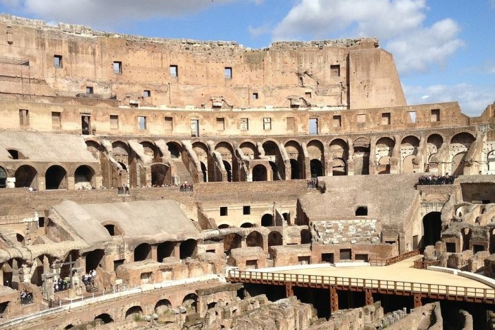 Colosseum Interior in Rome