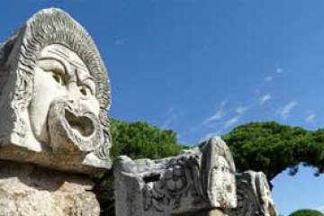 Ancient Ostia statues